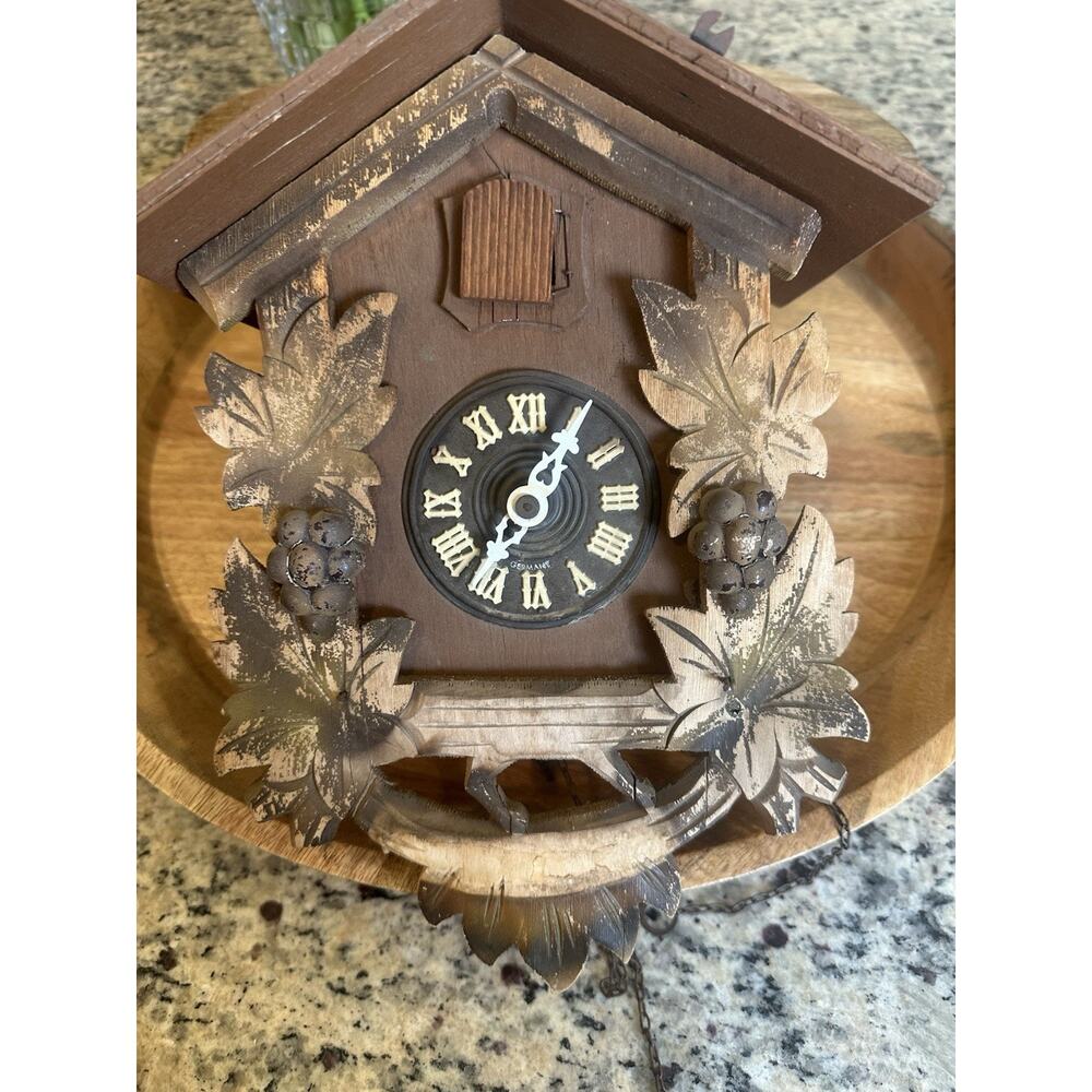 Vintage German Cuckoo Clock Regula West Germany Parts Repair AS-IS